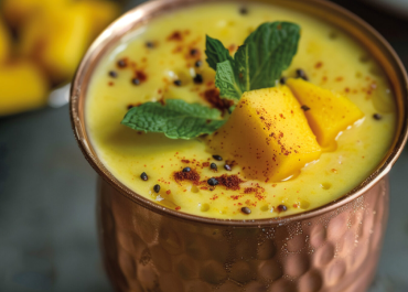 Mango lassi with cardamom-featured image