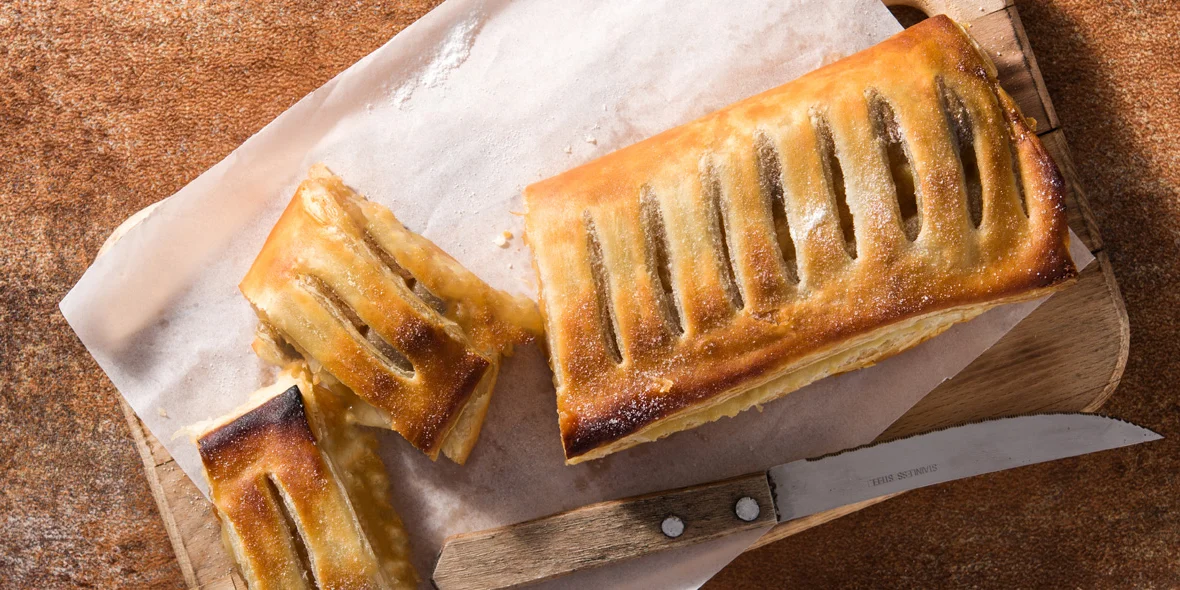 Creamy Lamb and Spinach Strudel Pie