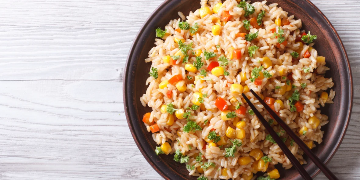 Cheesy Garlic Rice